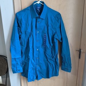 Turquoise 32/33 Slim Fit Button down NBW!